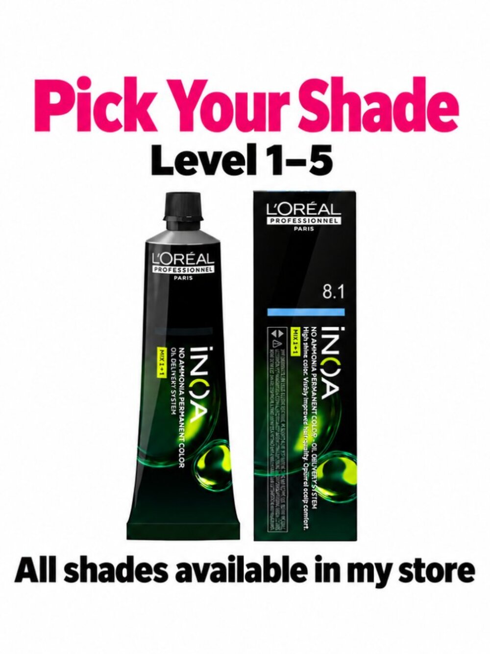 L’Oréal Professionnel INOA Ammonia-Free Permanent Hair Color — Pick Your Shade